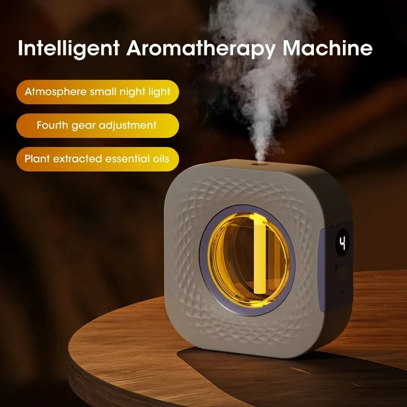Automatic Fragrance Machine Diffuser Aromatherapy Machine USB Smart Air Purifier with Display LED Lighting