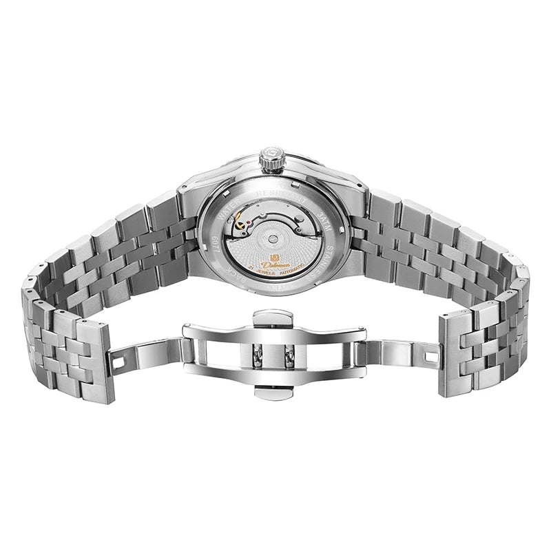 Luxury Automatic Mechanical DULUNWE Men's Watch Date Man Watch Waterproof Luminous Business Watches For Men Reloj