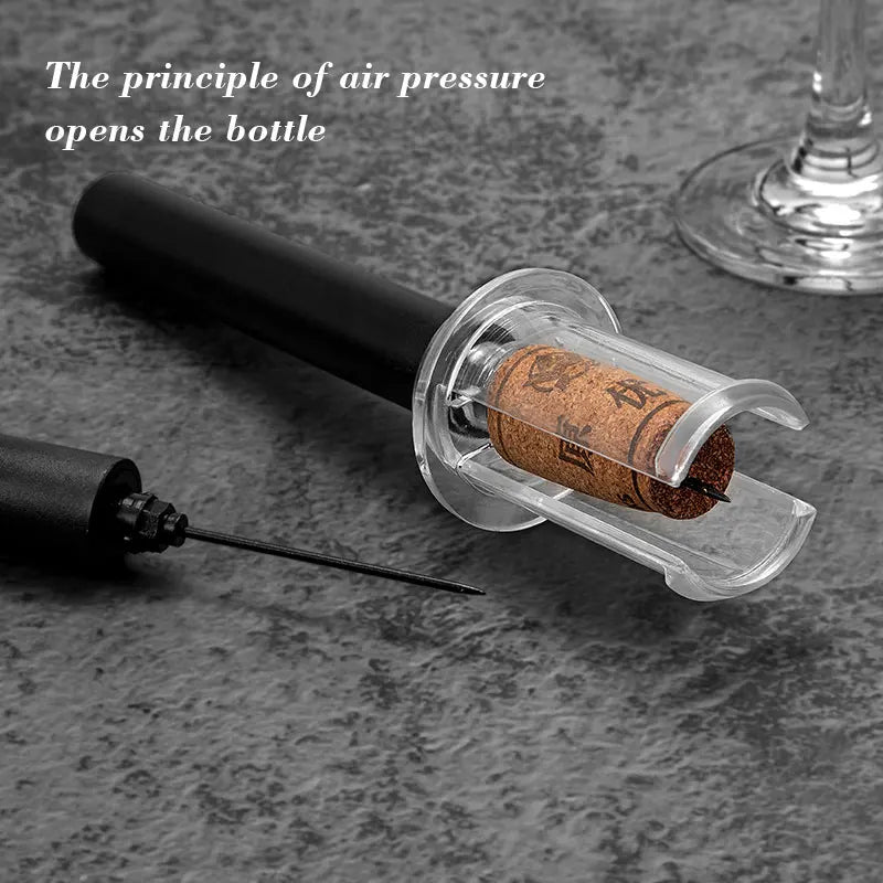 Portable Wine Bottle Opener Wine Pump Corkscrew Air Pressure Stopper Pin Jar Cork Remover Kitchen Tools Bar Wine Accessories