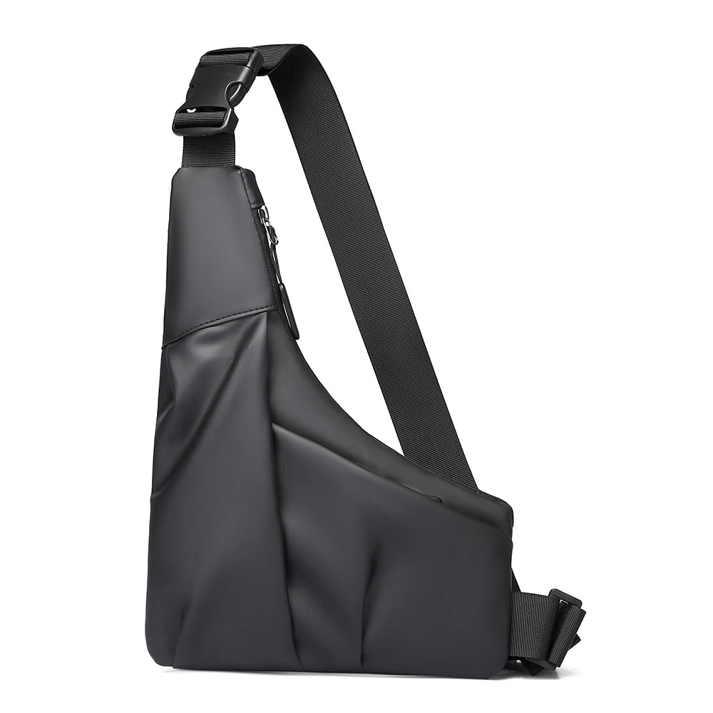 Anti-Theft Triangle cross Bag with Adjustable Strap - Casual Chest Bag for Men,Ideal for Outdoor Activities,Commuting,Travel