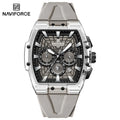 NAVIFORCE Top Brand Men Watches Multifunctional Chronograph Luminous Hands 30m Waterproof Silicone Strap Original Man Watch