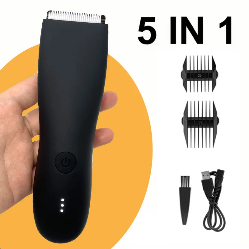 Professional Hair Clipper Rechargeable Beard Trimmer Hair Cutting Machine Electric Shaver For Body Hair Shaving Safety Razor
