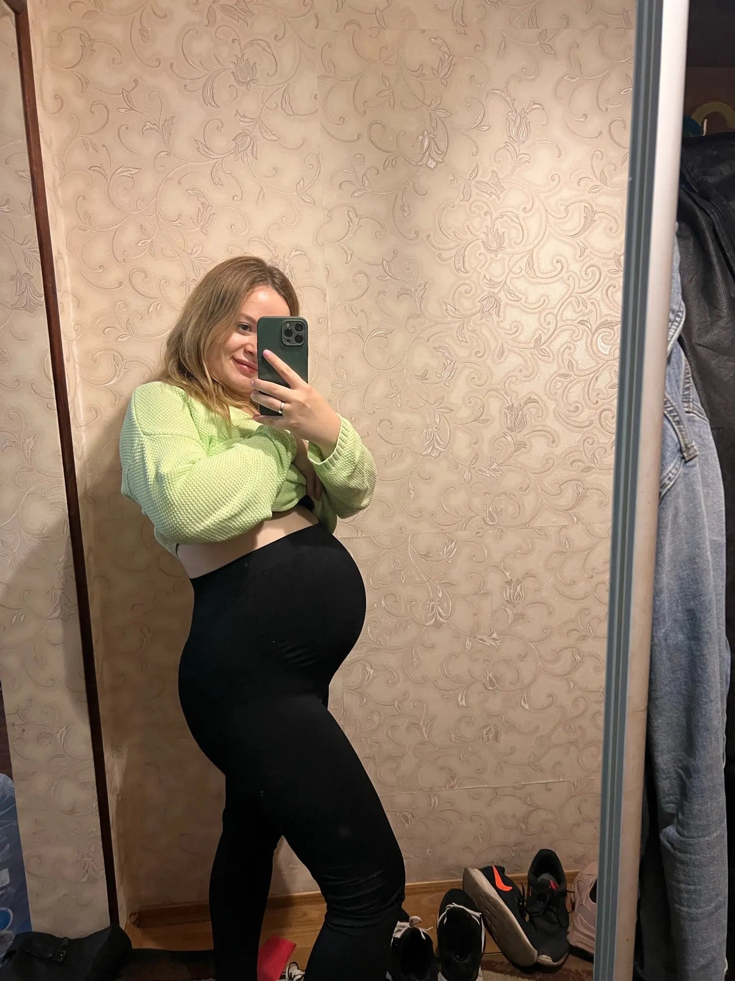 Pregnant  High Waist Belly Leggings  Body Shaping Pants Maternity Leggings y Pregnancy leggings for pregnant women