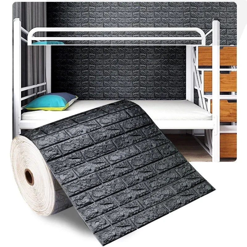 3D Wallpaper Decoration Self-adhesive Antique Foam Brick Wallpaper Living Room Bedroom Waterproof 3d Wall Sticker