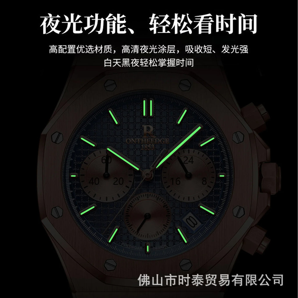 The brand's luxury men's watch new waterproof luminous luxury watch is a hot seller