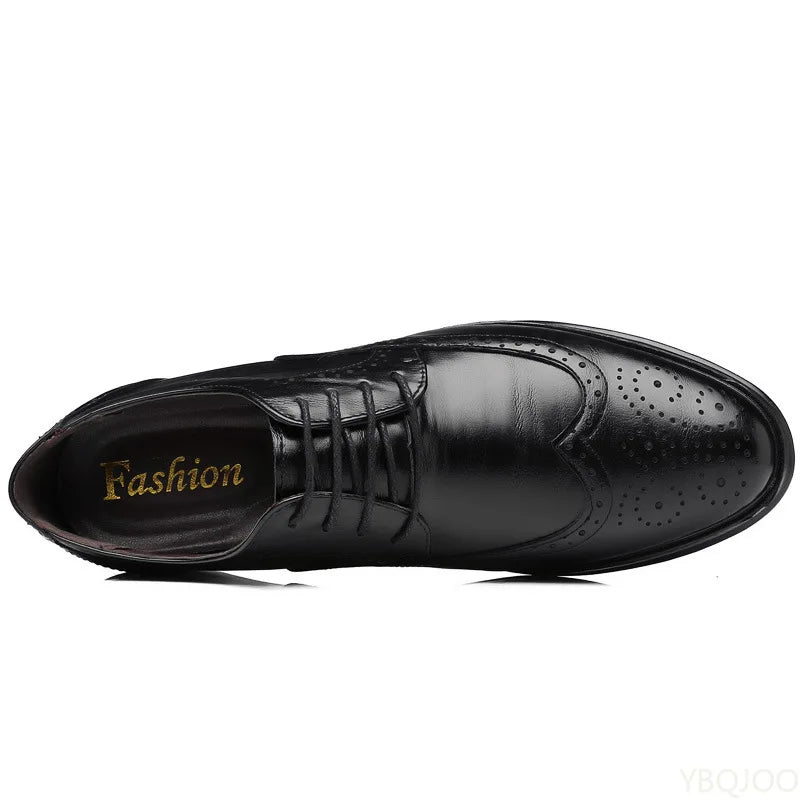Fashionable men's office formal shoes low cut daily comfortable pointed multifunctional men's wedding men's shoes