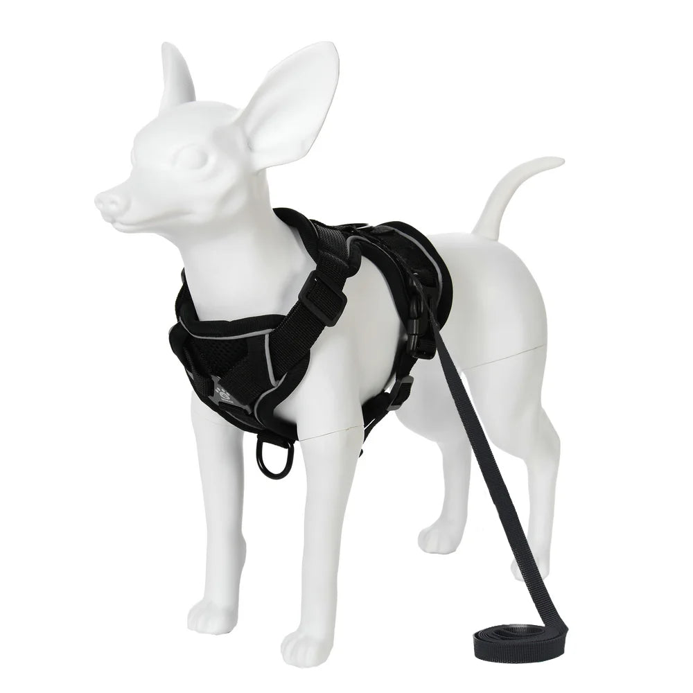 Adjustable Dog Harness Leash Set for Small Medium Dogs Cats Reflective Chest Strap Pets Harnesses Vest Outdoor Puppy Supplies