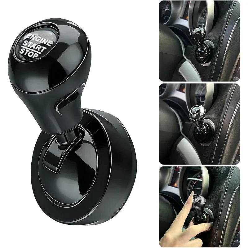 Retro Joystick Decoration Car One-Touch Start Button Push-to-Start Rocker Lever Automotive Interior Accessories Car Gift