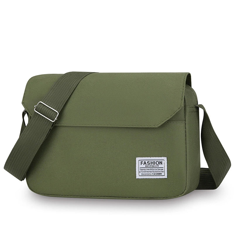 Quick Access Crossbody Messenger Bag Heavy Duty Nylon Multi Pocket Organizer Business Commute Hiking Cycling Travel Water