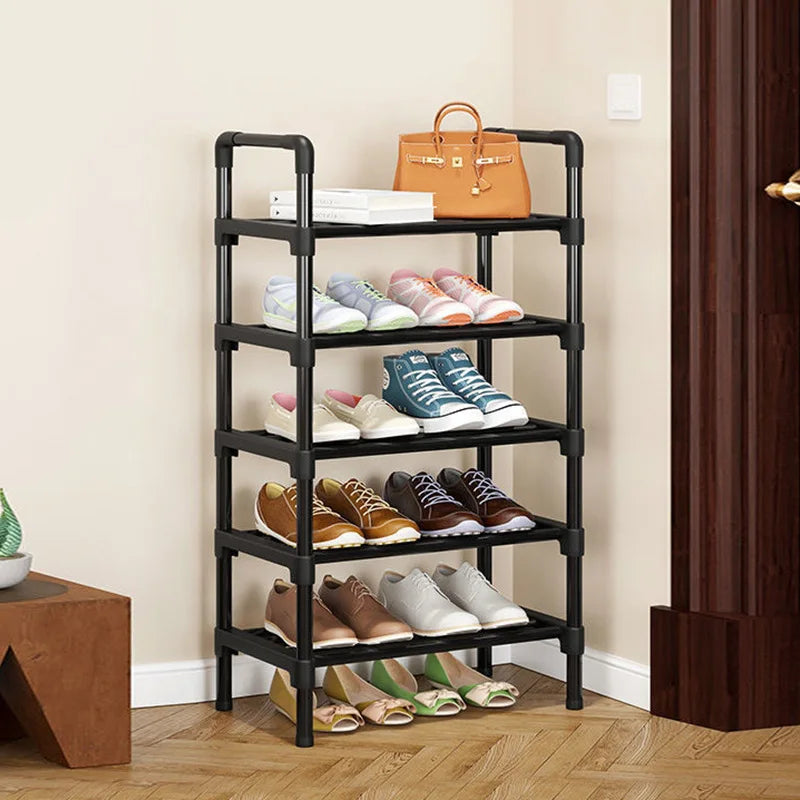 Multiple Layers Metal Shoe Rack, Large Capacity Shoe Organizer for Entryway, Closet, Garage, Shoe Shelf for Living Room