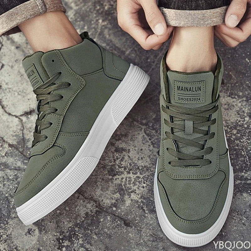 Spring summer new minimalist men's platform shoes fashionable versatile men's sneakers casual comfortable sports shoes