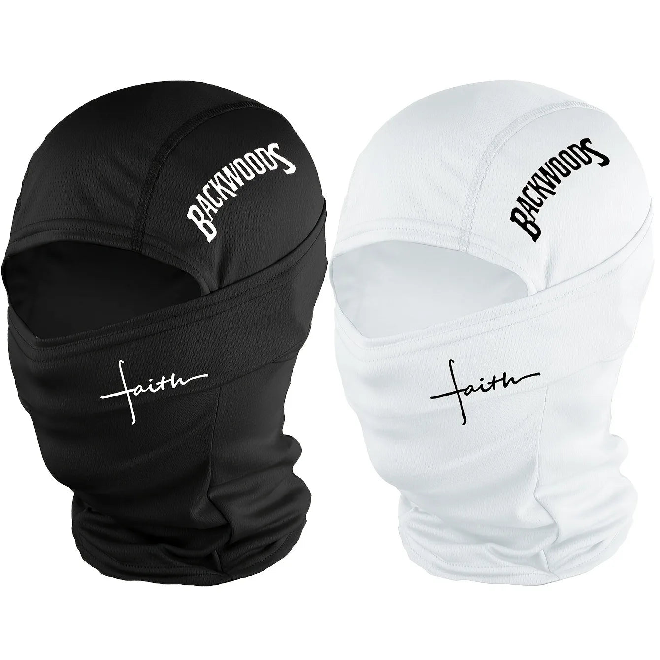 BackWOODS printed balaclava hat windproof  dustproof breathable - unisex outdoor sports full face mask