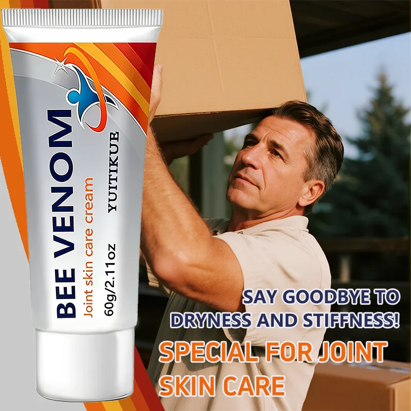 Yuitikue Bee Venom Joint Care Cream, 60g Deep Penetrating Joint Skin Care Cream for Muscle & Joint Relaxation