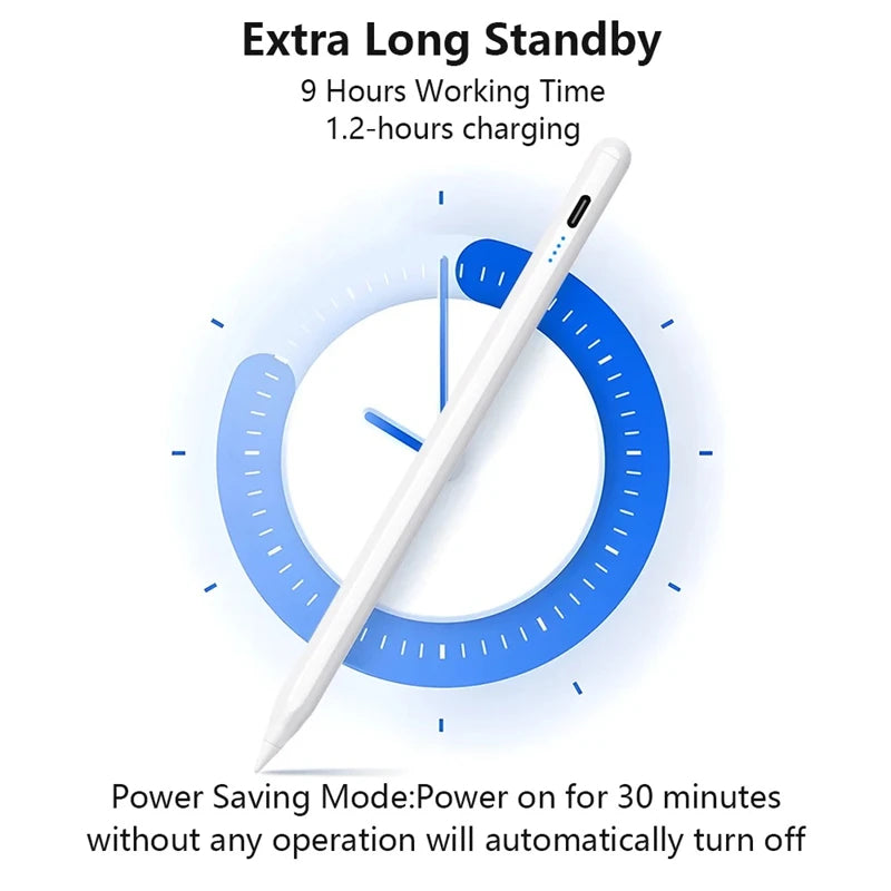 For Apple Pencil 2 1 Palm Rejection Power Display iPad Accessories iPad 2022 2021 2020 2019 2018 Pro 11 12.9 Air Mini Stylus Pe