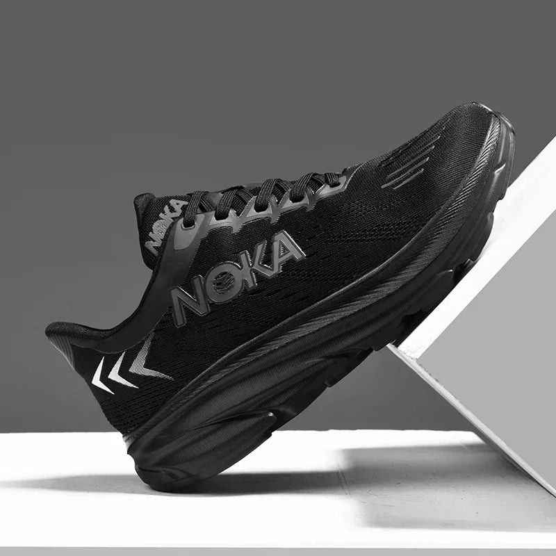 New Running Shoes Breathable Cushioning Luxury shoes Trainer Race Outdoor Couple Non-Slip Jogging Sneakers Mesh Off-road Shoes