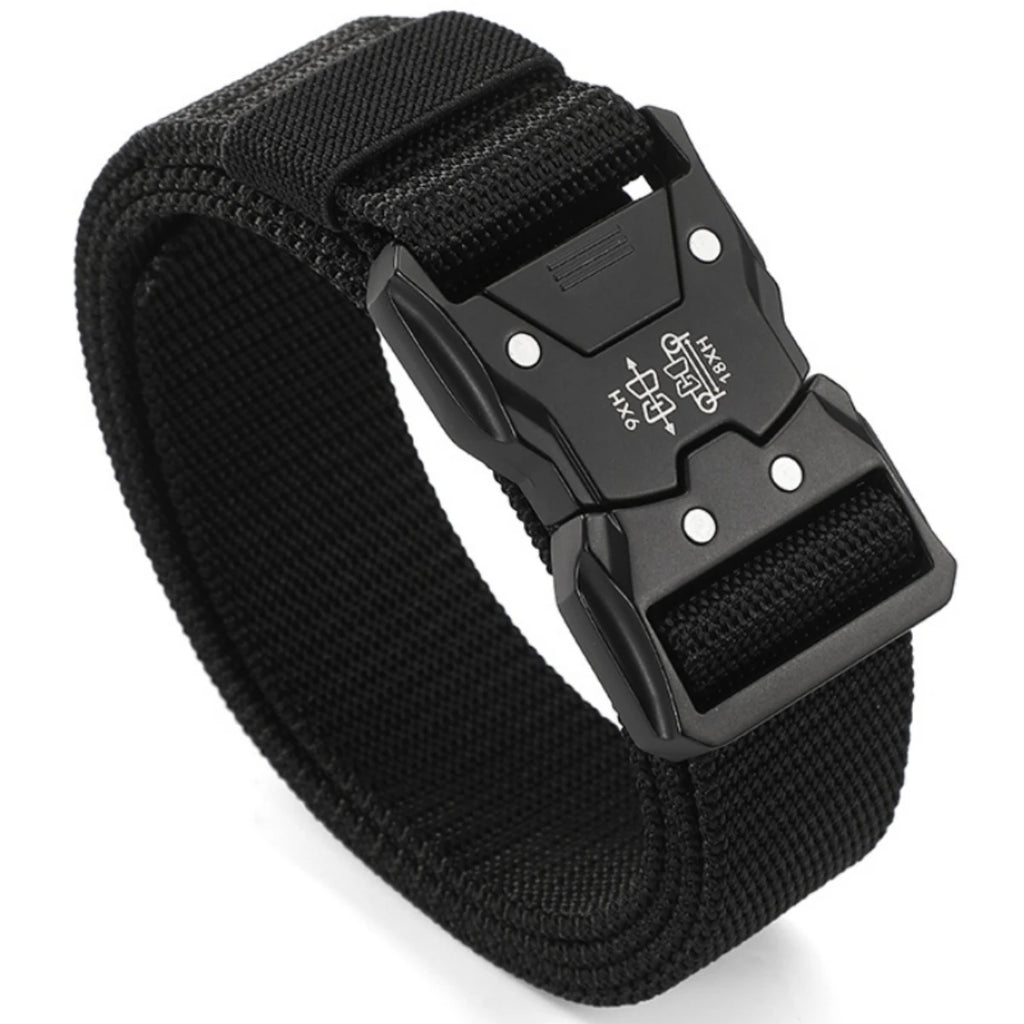 New 1pcs Versatile Men's Tactical Belts - Durable, Adjustable Design - for Outdoor Hunting & Sports Enthusiasts Men Belt