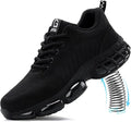 Comfortable Lightweight Black Safety Construction Working Shoes Anti-Smash Anti-Puncture