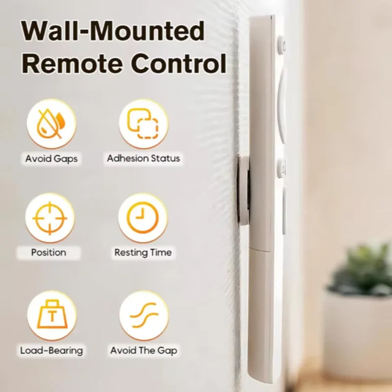 Remote Control Magnetic Tape TV Air Conditioning Remote Control Wall Fixed Storage No Drilling Wall Mounted Strong Magnetic Hook