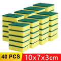 Premium Double-Sided Cleaning Sponge Durable Non-Scratch Super Absorbent - Ideal for Household Cleaning Dishwashing Kitchen Use