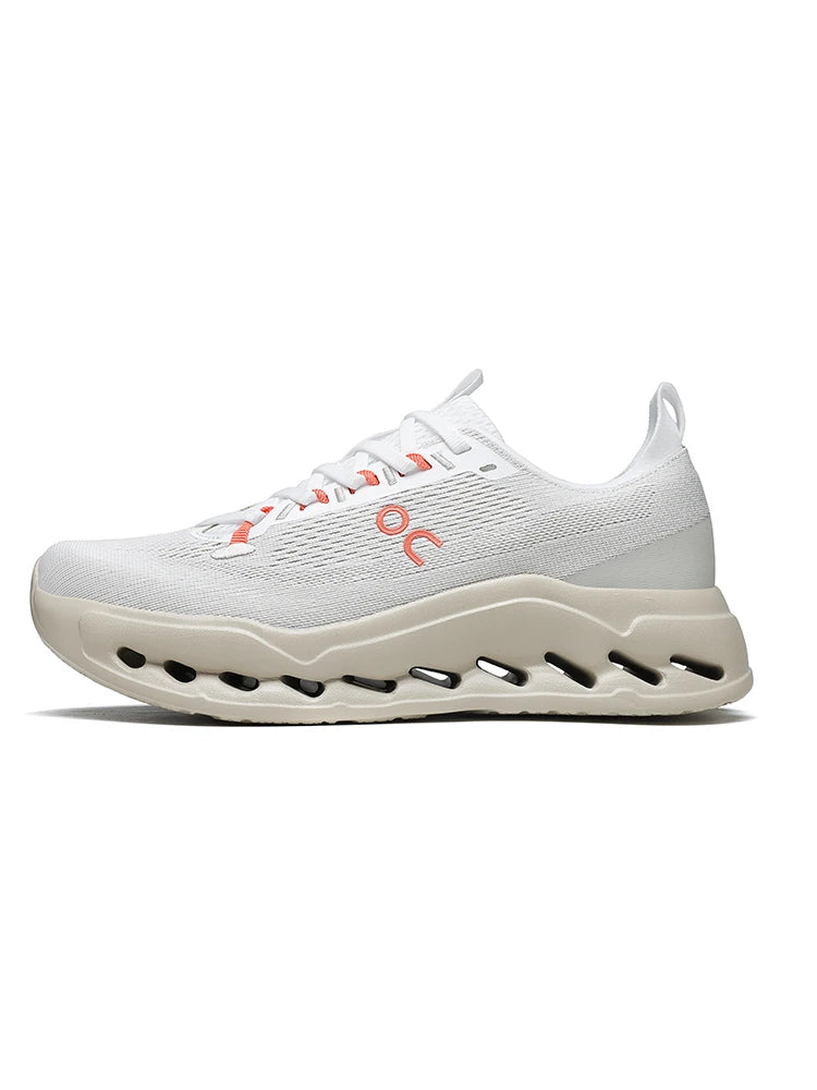 New Running Shoes Breathable Mesh Shock Absorption Hollow Out Sole Lightweight Sports Sneakers Non-slip Walking Shoes