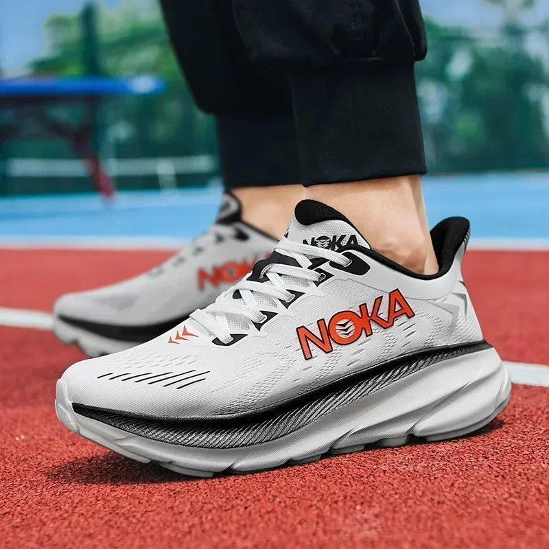 New Running Shoes Breathable Cushioning Luxury shoes Trainer Race Outdoor Couple Non-Slip Jogging Sneakers Mesh Off-road Shoes