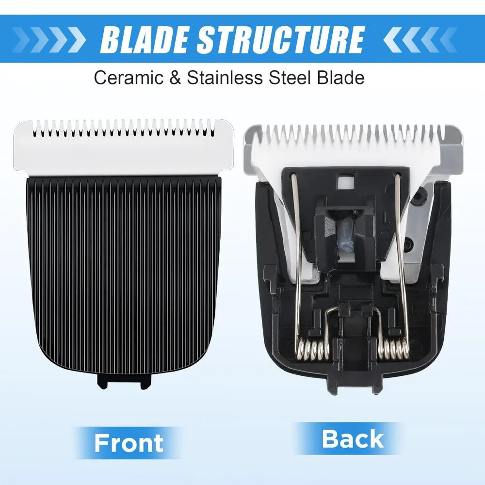 1/2Pcs Replacement Blade Compatible with Manscaped The Lawn Mower 4.0 3.0 2.0 Electric Groin Hair Trimmer,for Clipper Blades Fit