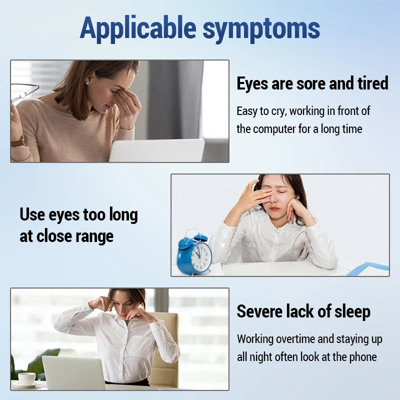 Eye Massager 9 Modes Magnetic Therapy Vibrator Smart Eye Massage Instrument Removal Relieves Fatigue Eyeball Massage Health Care