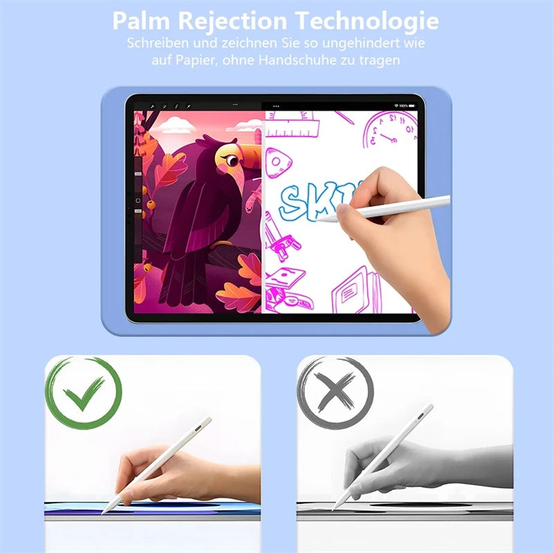 For Apple Pencil 2 1 Palm Rejection Power Display iPad Accessories iPad 2022 2021 2020 2019 2018 Pro 11 12.9 Air Mini Stylus Pe