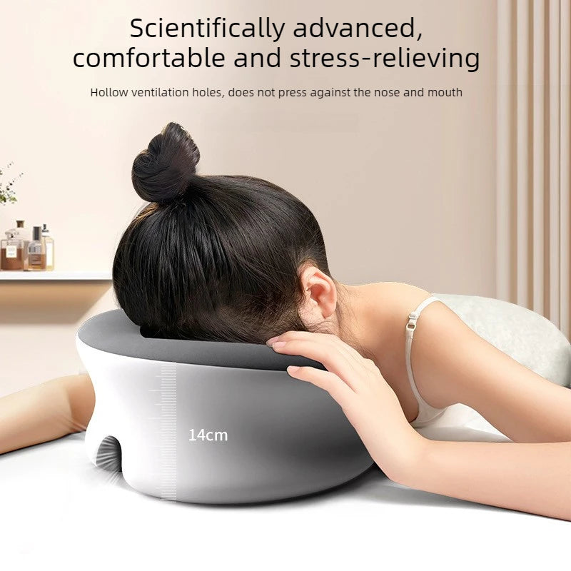 Support Pillow for Face Down Rest Universal Breathable Headrest Face Cushion Soft Memory Foam Sleeping Pillow Deep Sleep Tool
