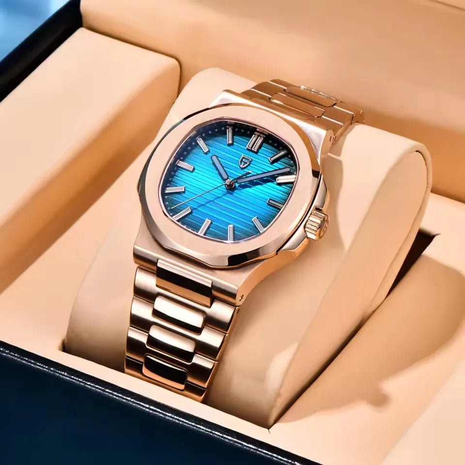 PAGANI DESIGN New Sport Elegance Mechanical Watch Stainless Steel Luminous Man watch Sapphire Seagull ST16 Movt Men's Watches