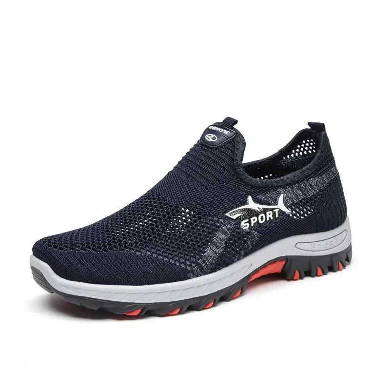 Breathable Hiking Shoes Men Air Mesh Casual Sneakers For Outdoor Lightweight Casual Shoes Men New Fashion Walking Shoes
