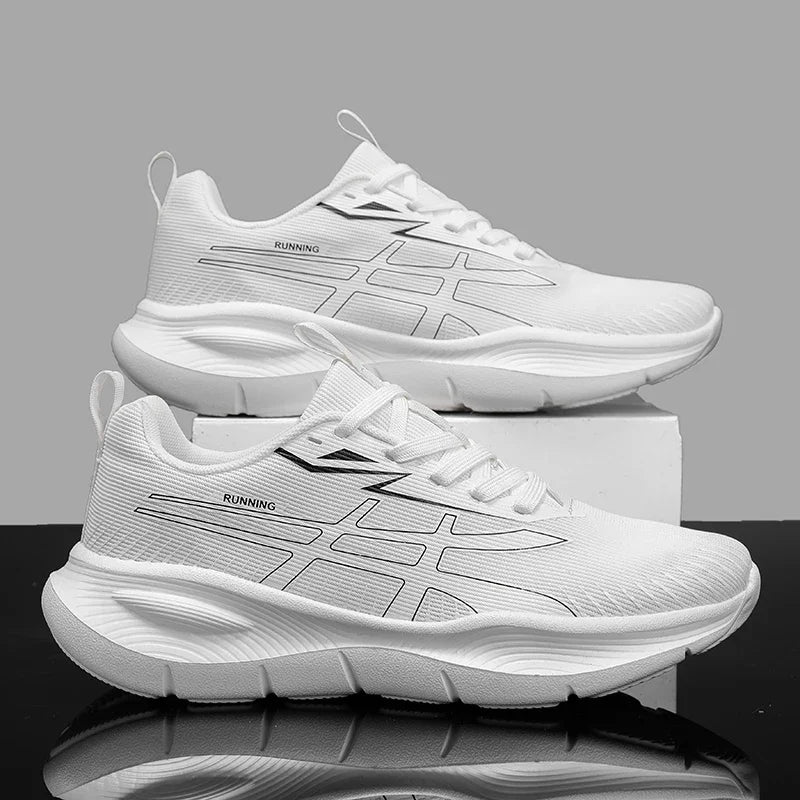 Men's Women EVA Mesh Upper Breathable Running Shoes Soft Shock Absorbing Sports Shoes Unisex Sneakers Lightweight Footwear