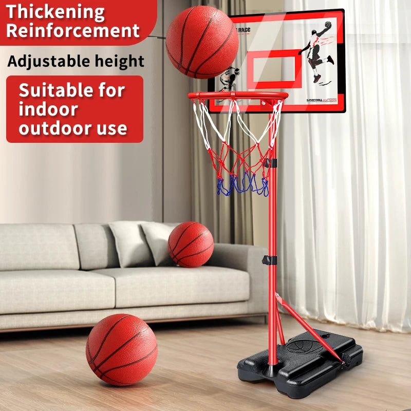 Elevatable Mobile Indoor Shooting Frame - Outdoor Training and Entertainment Basketball Frame - Adjustable Height Portable Outdo