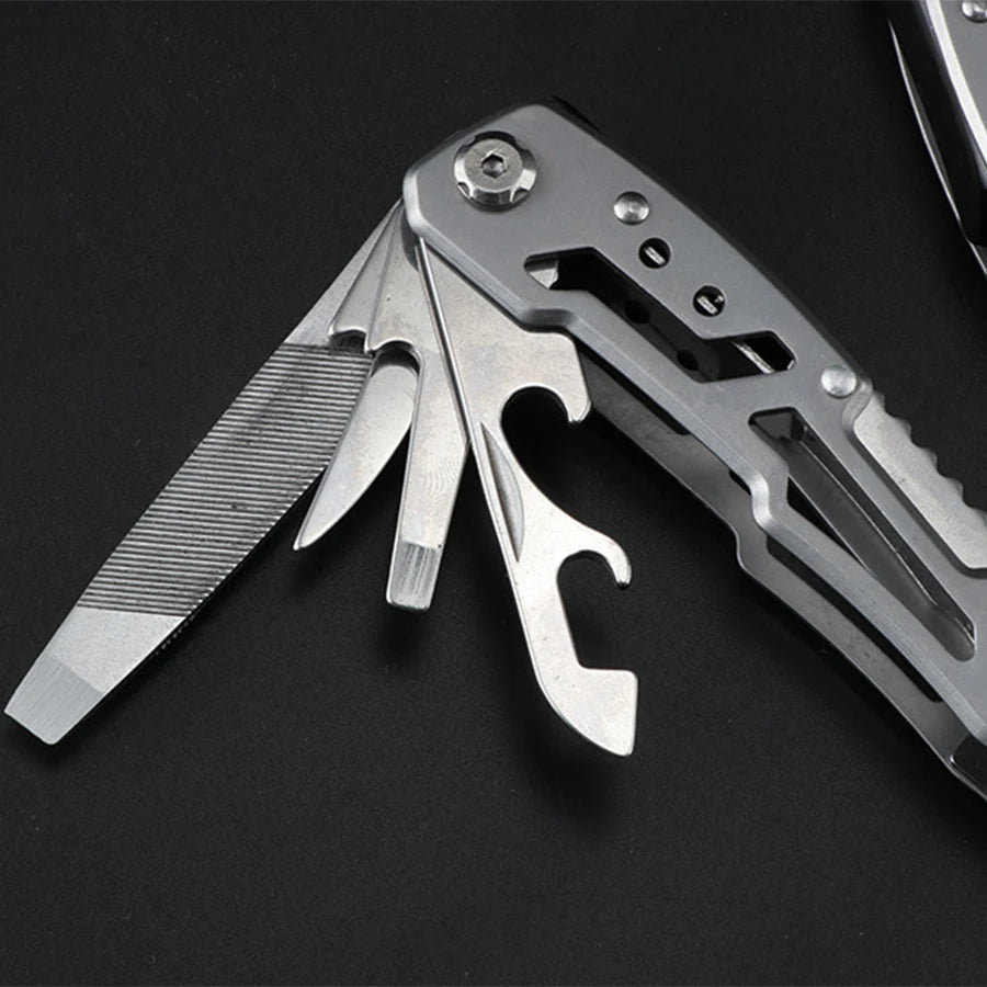 Camping Multitool Stainless Steel Portable Folding Knife Pliers Outdoor Emergency Survival Gear Multifunction Tools for Hiking
