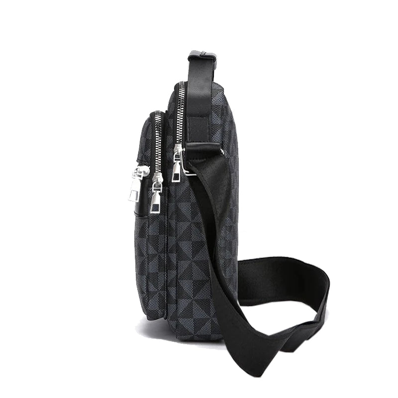 Trendy Men's Multi-color Patterned Bag Elegant Design for Daily Commute Outings High-end Practical Versatile Portable Bag