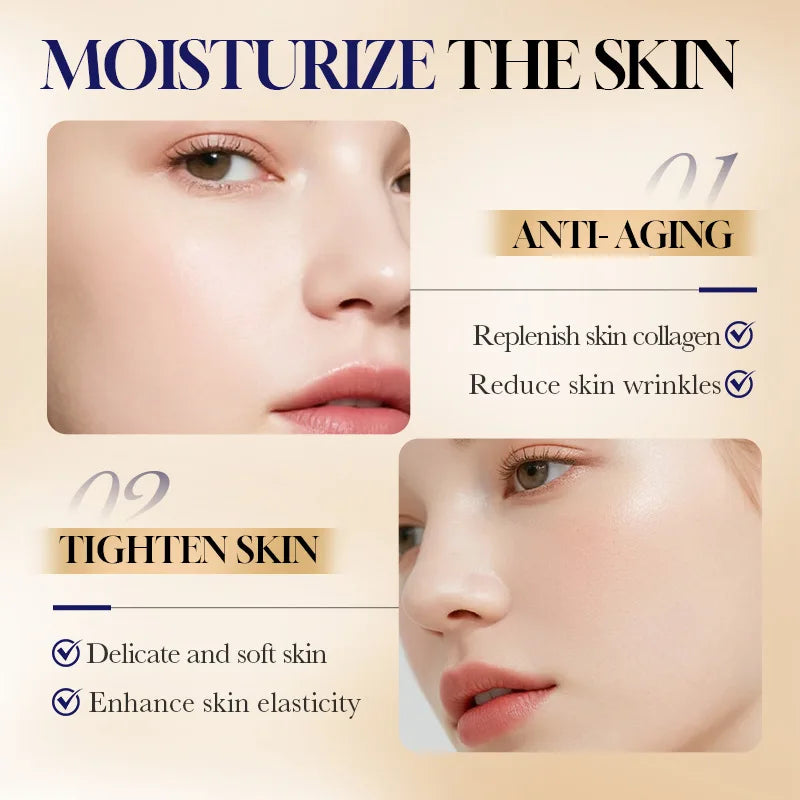 SADOER Collagen Skin Care Sets Moisturizing Face Cream Eye Cream Serum Essence Whitening Anti-Aging Facial Skin Care Kit