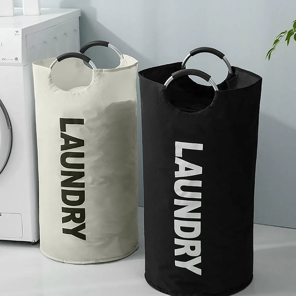 Extra-Large Waterproof Laundry Basket with Padded Handle - Foldable, Multi-Purpose Storage for Bathroom, Laundry Room, Balcony