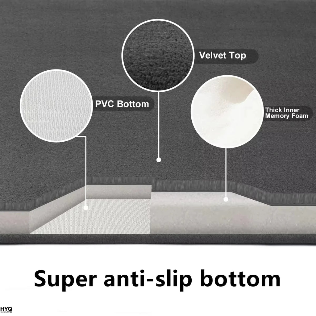 Super absorbent floor mat, super absorbent bath mat, super anti slip coral velvet bathroom floor mat, door mat