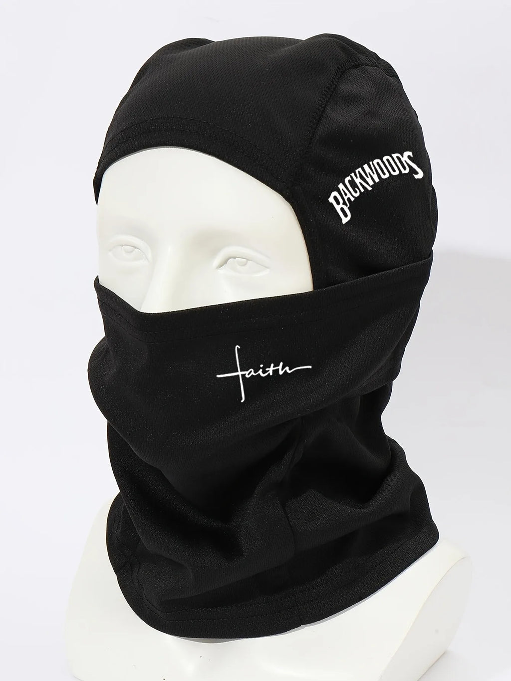 BackWOODS printed balaclava hat windproof  dustproof breathable - unisex outdoor sports full face mask