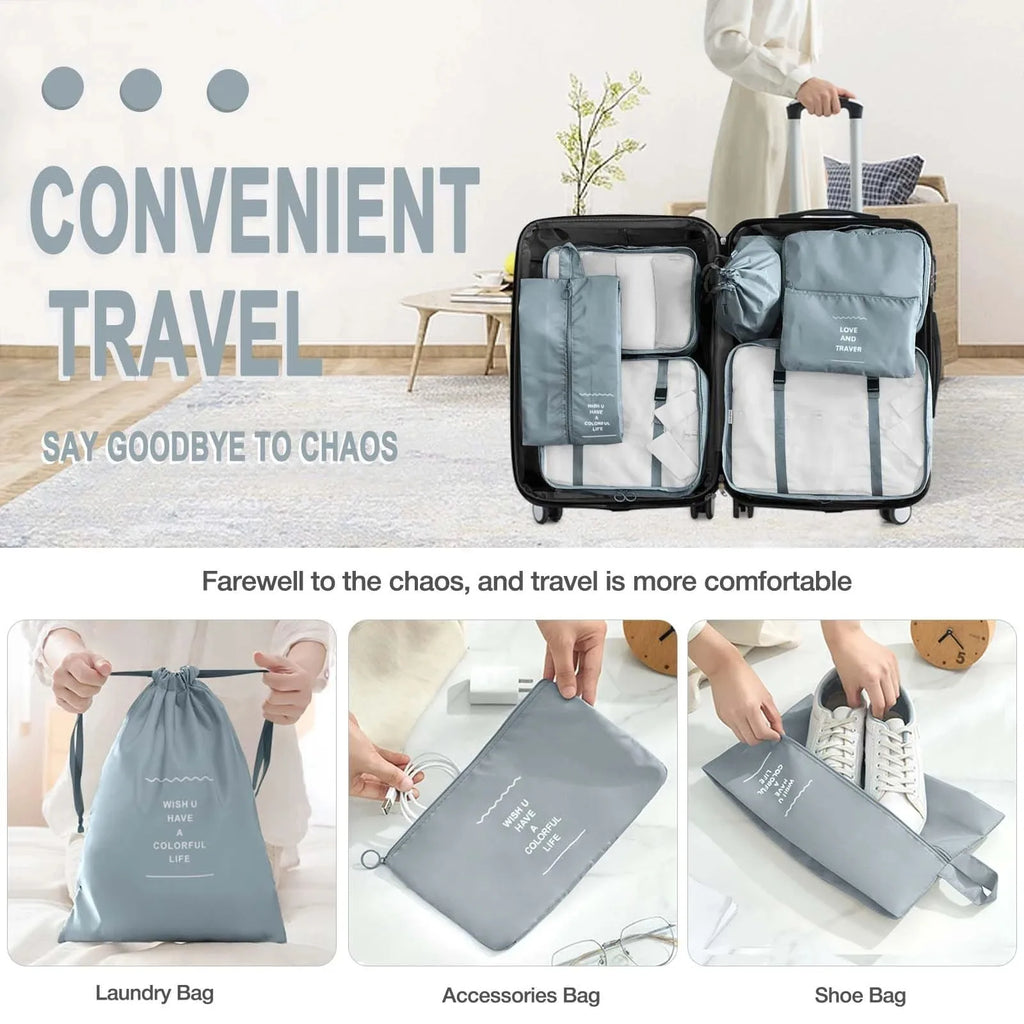 Travel Set Storage Bags Clothes Digital Toiletries Shoes Organizer bag Student Dormitories Clothing Sorting Bags Packing Cubes