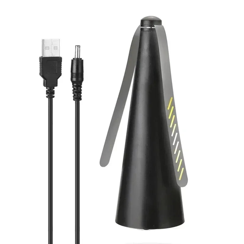 Electric Insect Repellent Fan: USB/Battery Powered Tabletop Fly Killer for Kitchen Outdoor Food Safety Device
