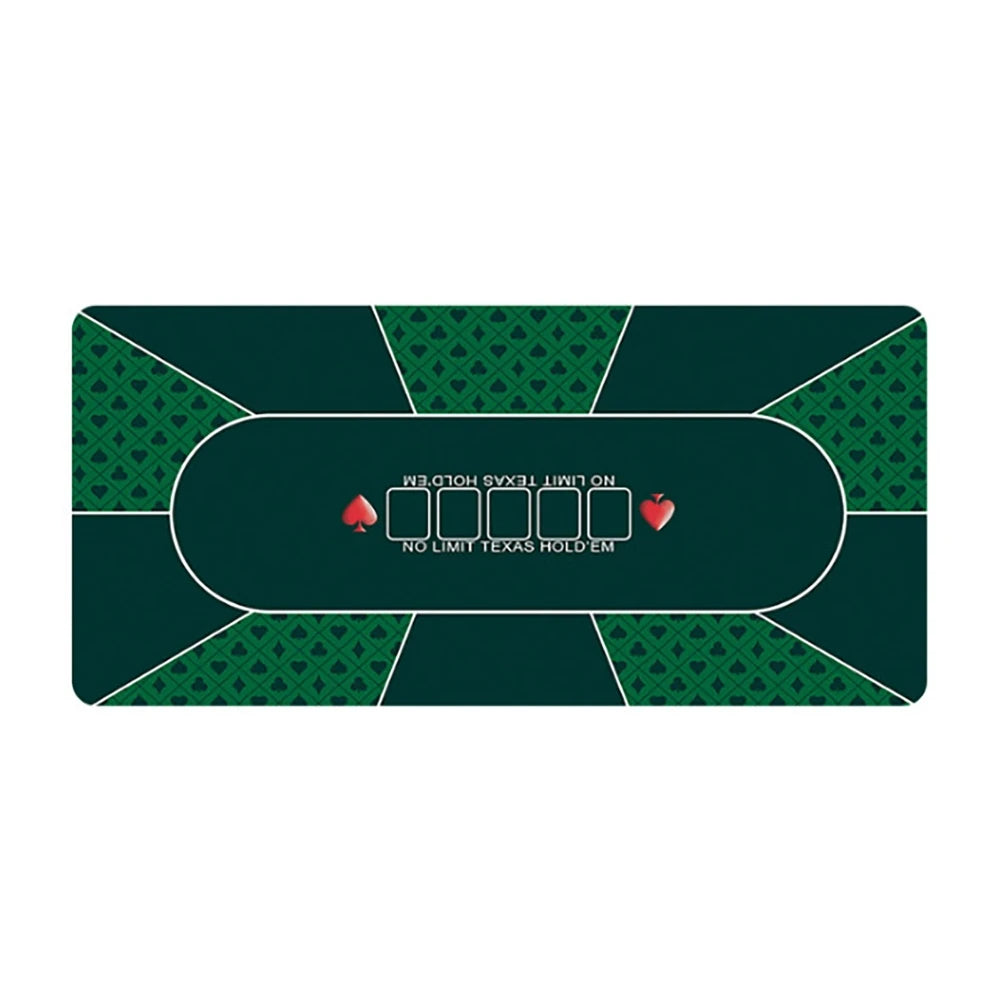 Texas Hold'em Poker 60*120cm Desk Board Game Mat Waterproof Non-Slip Table Card Game Rubber Office Keyboard Mouse Pad