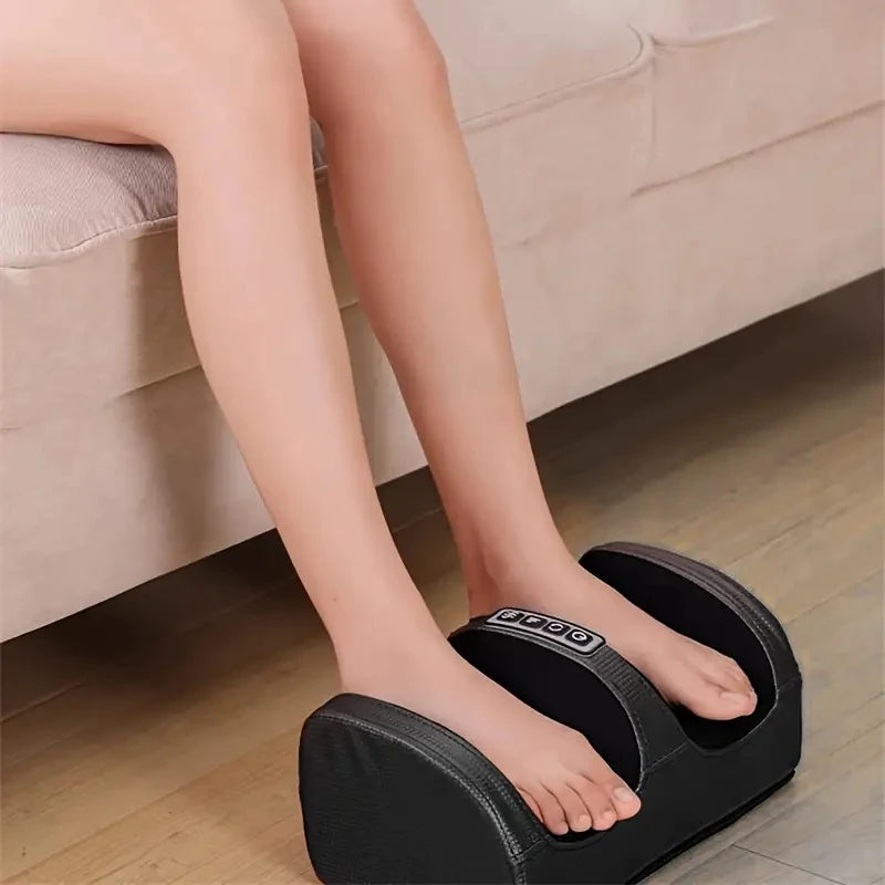 Electric Foot Massager Heating Therapy Hot Compression Shiatsu Kneading Roller Muscle Relaxation Pain Relief Foot Spa Machine