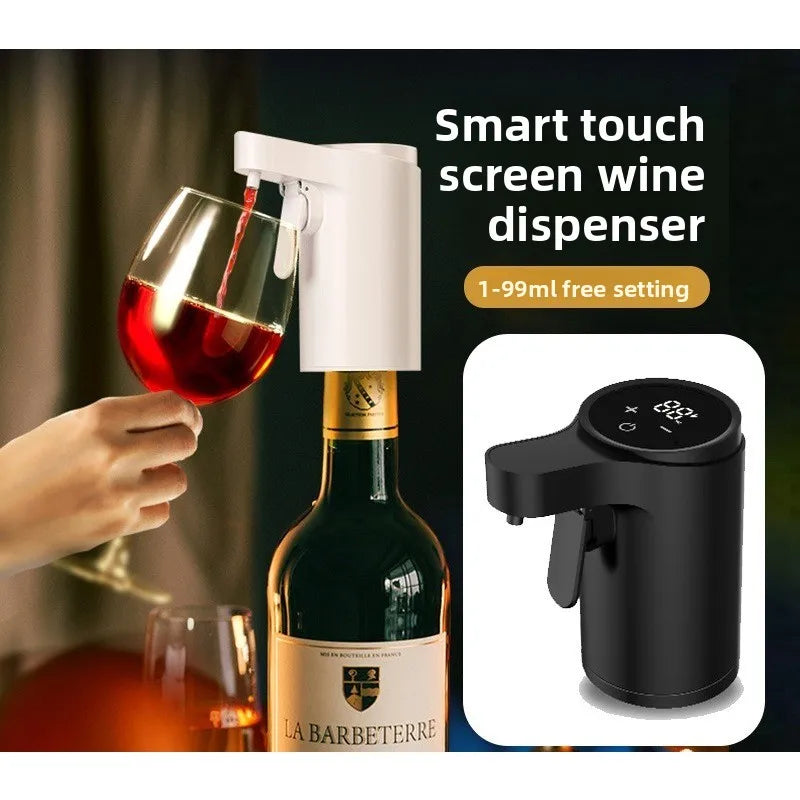 Automatic Wine Dispenser Smart Sensor Wine Pump with Touch-Lever Control for Red Wine Whiskey Liquor - Electric Decanter