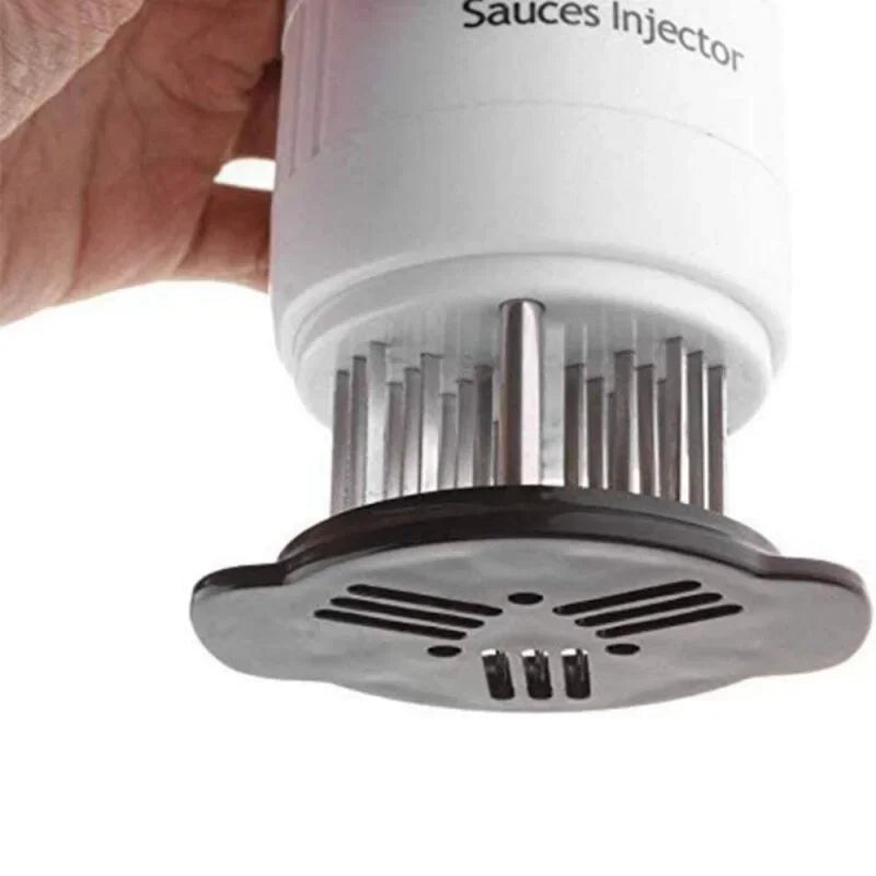 Stainless Steel Marinade Meat Injector 2-In-1 Meat Tenderizer Marinade Injector With Stainless Needle For Bbq Meat Steak Beef