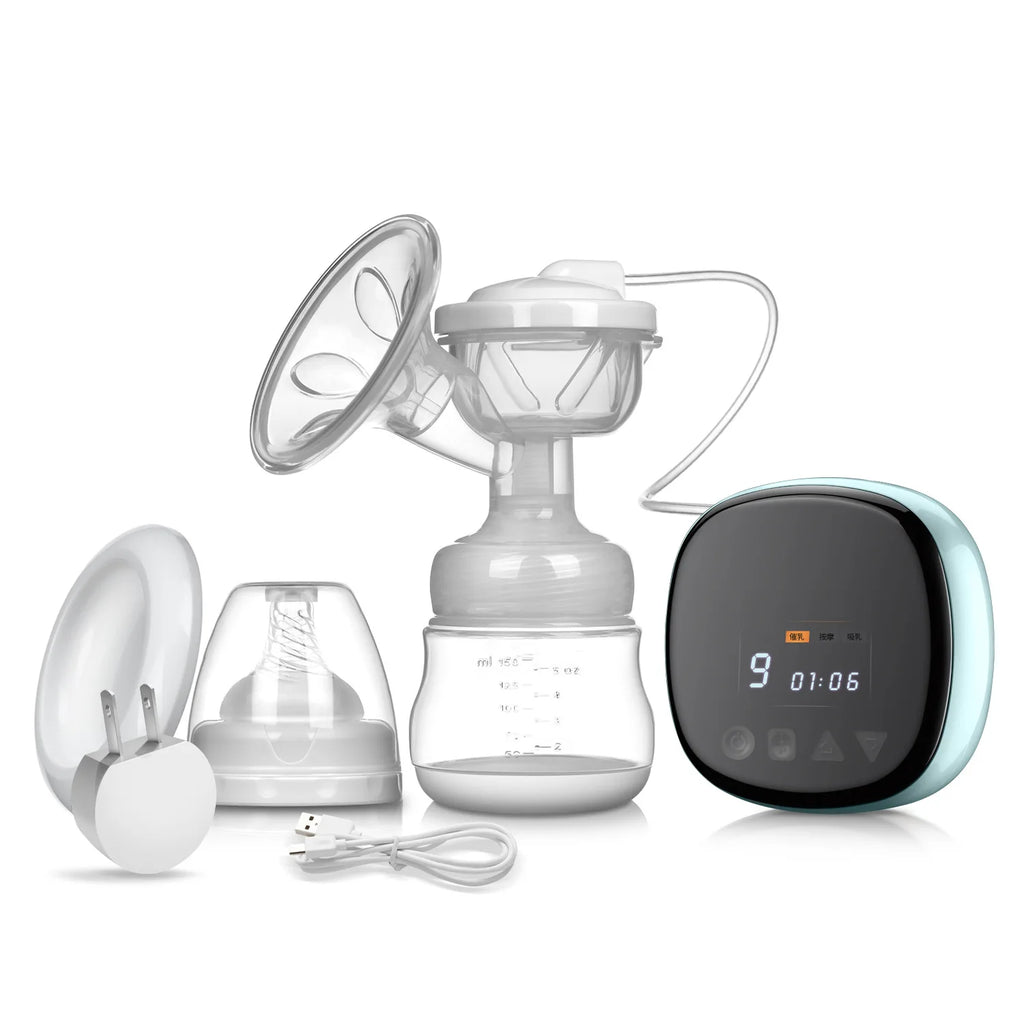 USB BPA Free Electric Double Breast Pump with Nursing Pads And Breast Milk Storage Set Baby Feeding Gift Set
