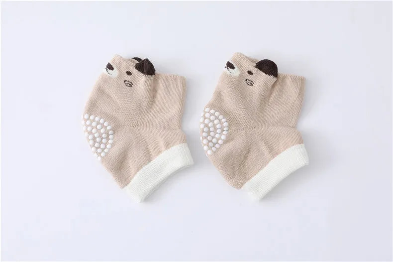 Children's Knee and Elbow Pads Spring and Summer Baby Loop Socks Adhesive Anti Slip and Anti Fall Crawling Protective Equipment