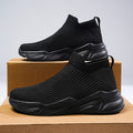 Men's  Fashion Mid-cut Laceless Knit Shoes